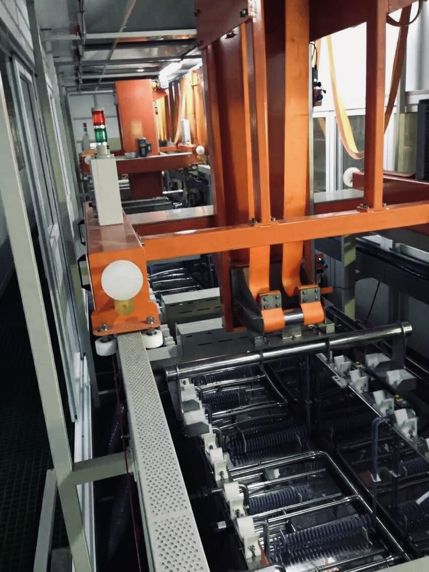 Galvanised plating line