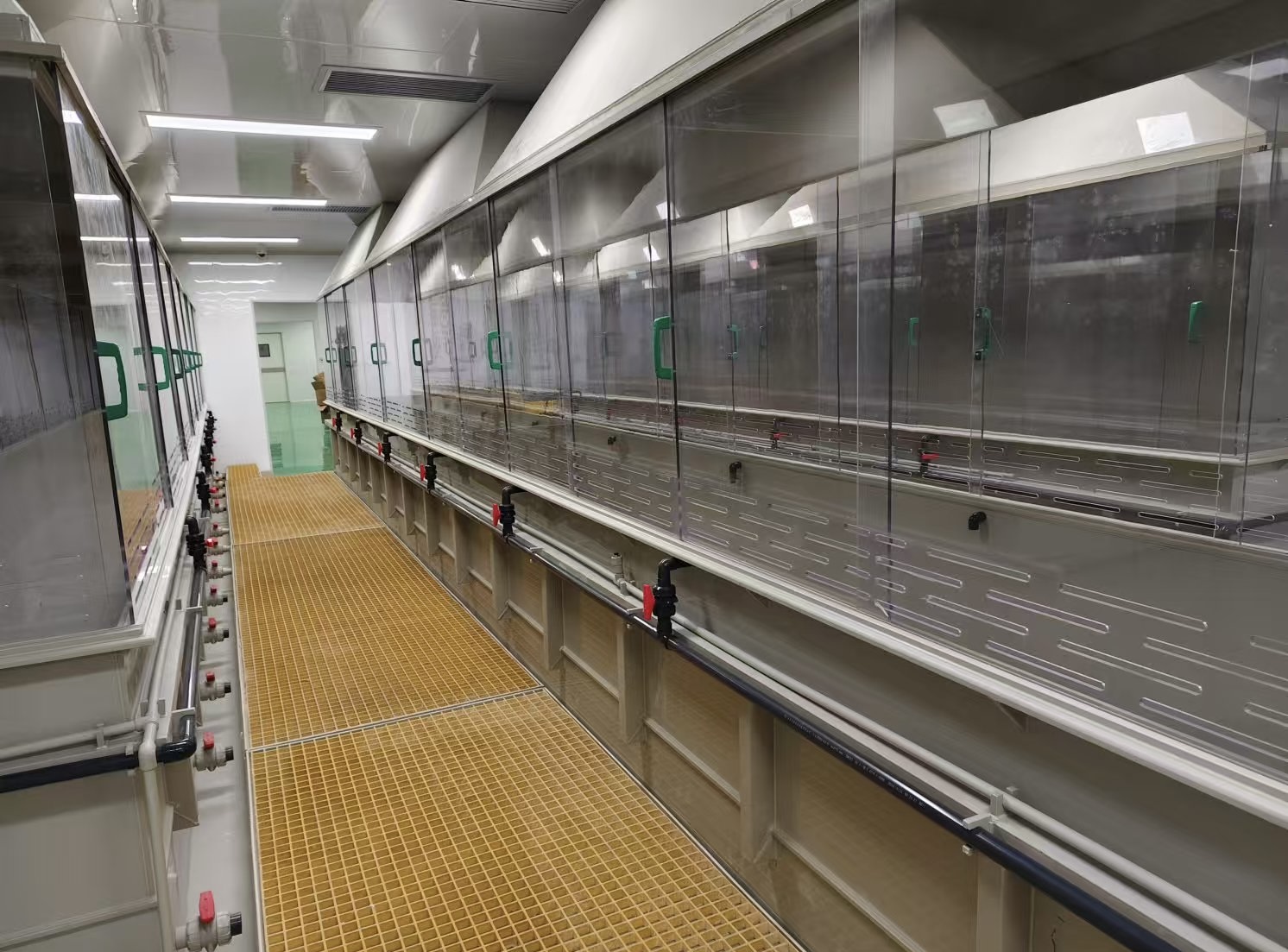 Fully automatic chemical nickel production line