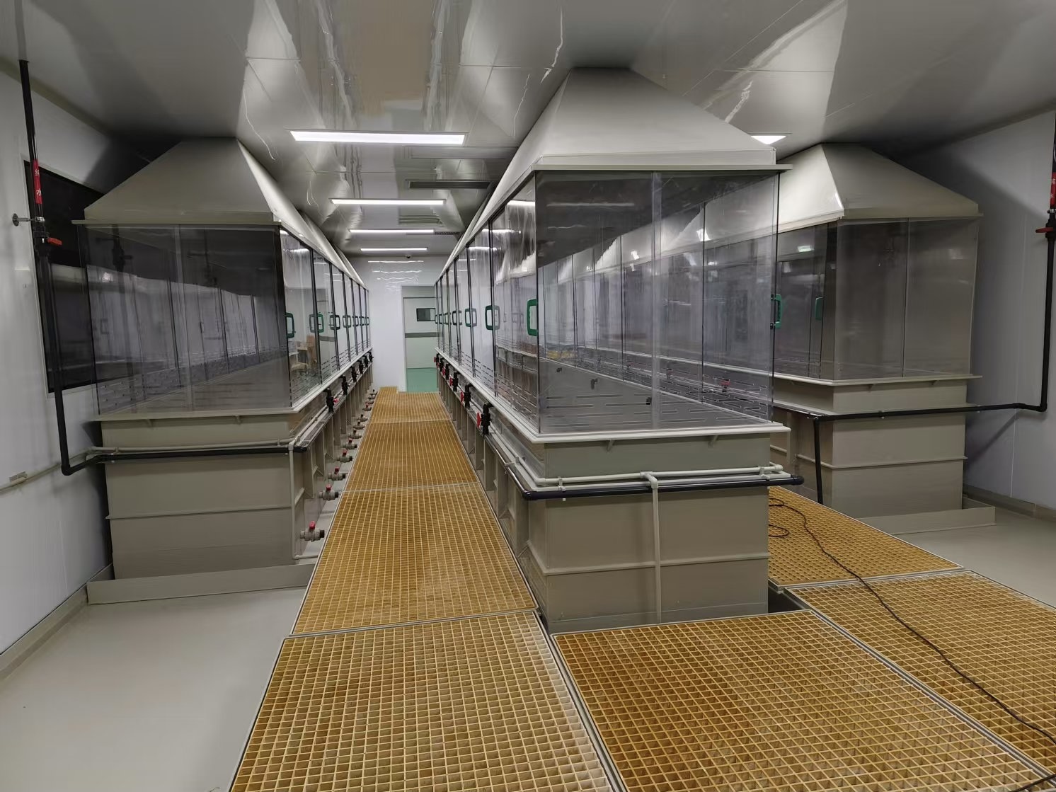 Fully automatic chemical nickel production line