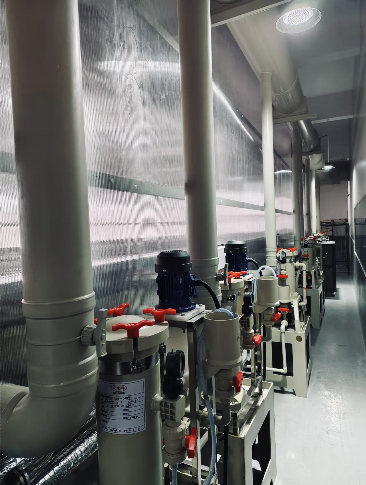 Fully automatic continuous silver plating production line