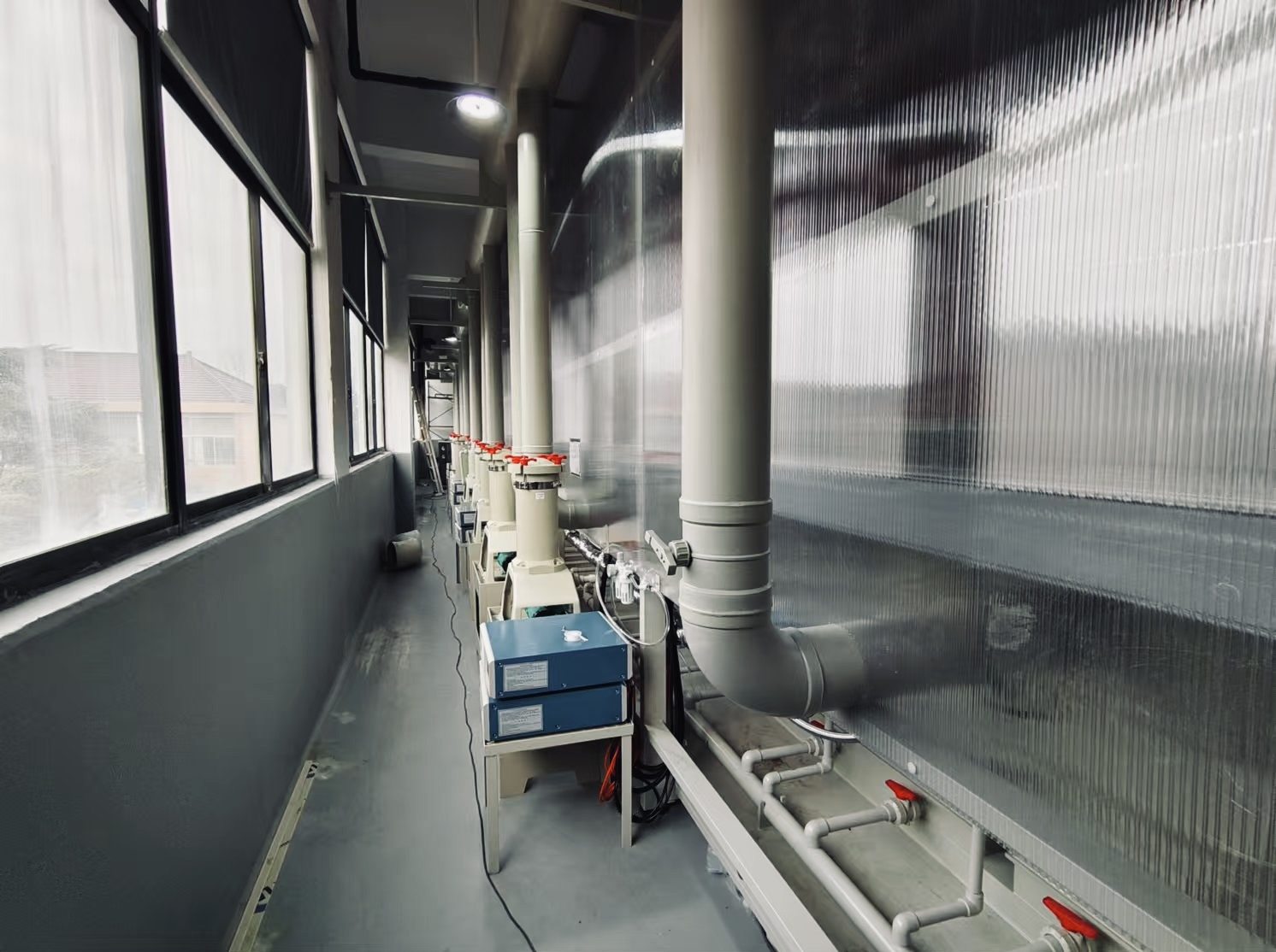 Fully automatic continuous silver plating production line