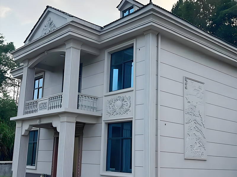 外墙仿石漆水包砂为什么会起皮脱层？ #别墅外墙漆怎样？ 深槽工艺 怎样？