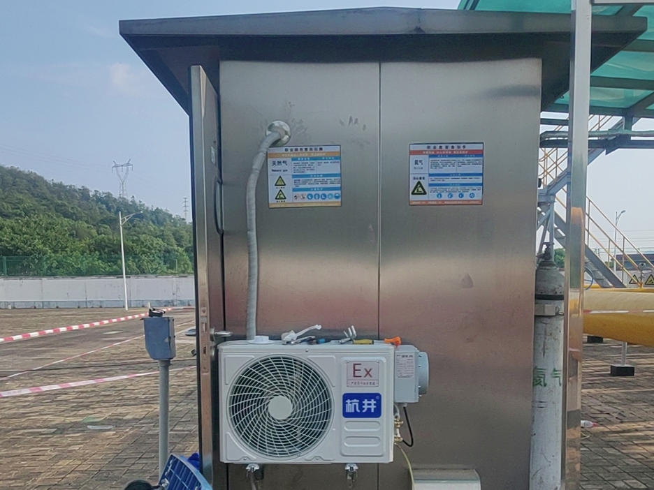 施工内容：湖南某天然气工地空调安装