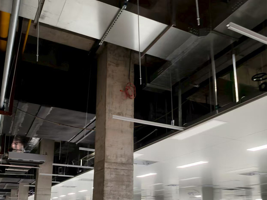 施工内容：葛店某医院中央空调安装