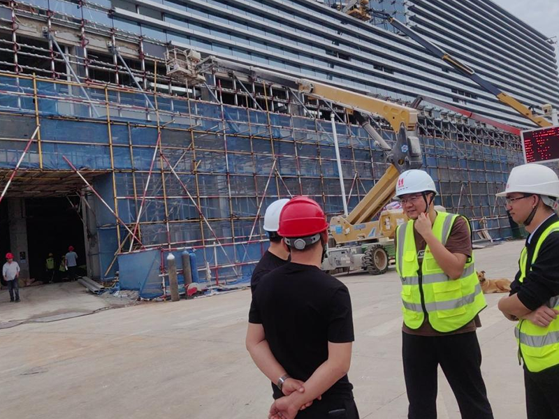 施工内容：武汉市东湖新技术开发区园区水冷机踏勘