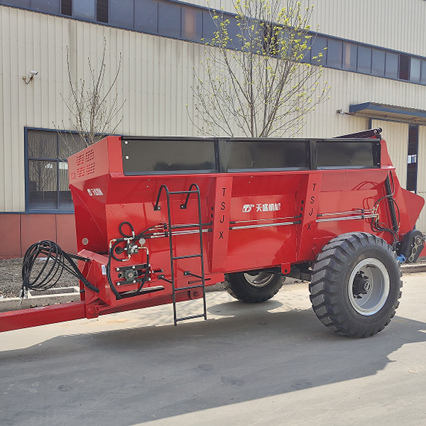 New Tiansheng Machinery 2FGH-10HA series single horizontal spiral fertilizer spreader manure spreader manure spreader thrower