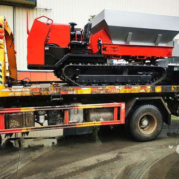 Tiansheng 2FZGB-2.0A tracked fertilizer spreader manure spreader dragon fruit manure spreader greenhouse manure spreader