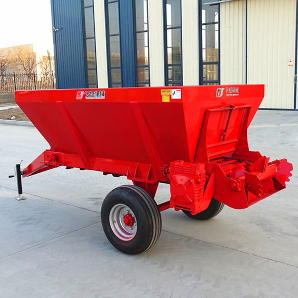 Jilin Nong'an County fresh chicken manure spreader, manure spreader hot sale Tiansheng Machinery 2FGH--3H series