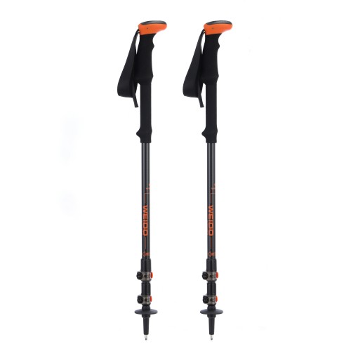 登山杖外锁50%碳3K方格布