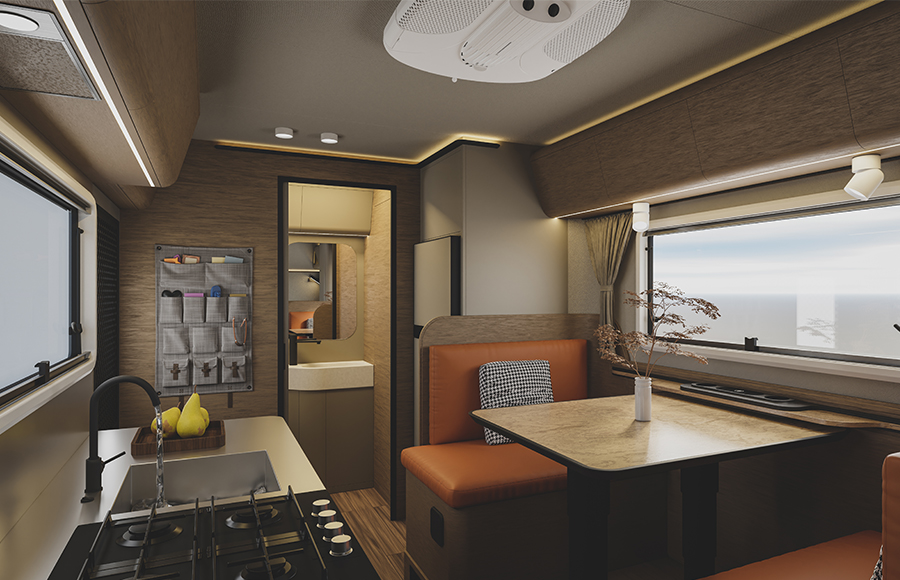 越野拖挂房车-GX19