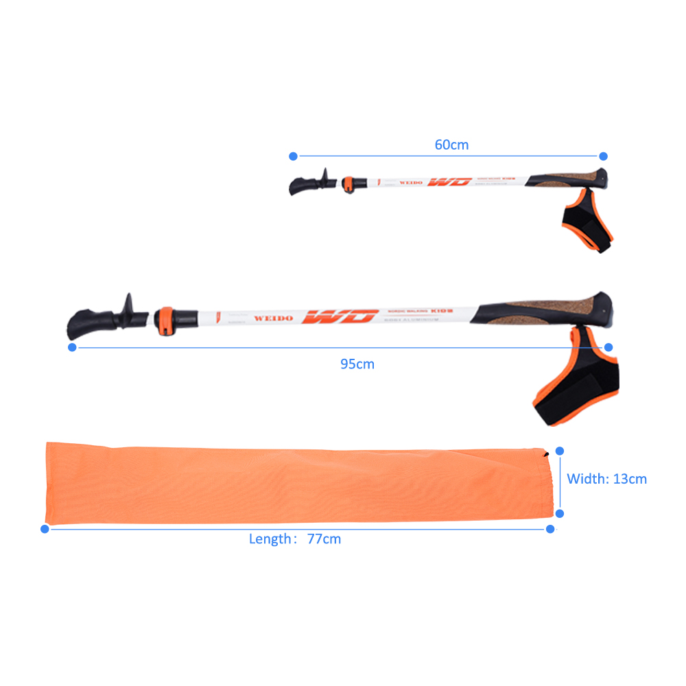 儿童徒步杖 外锁