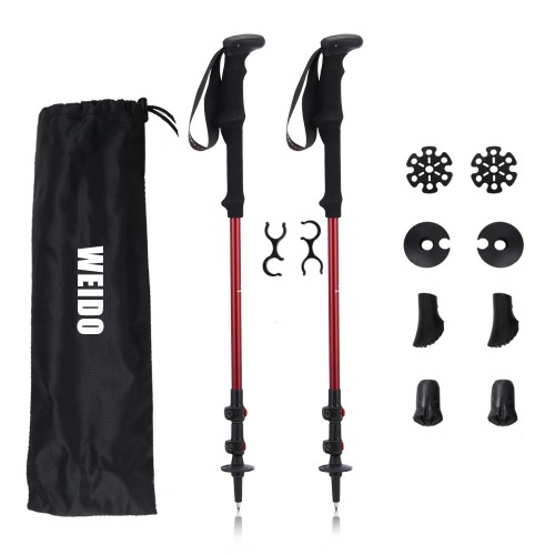 登山杖外锁50%碳镜面效果