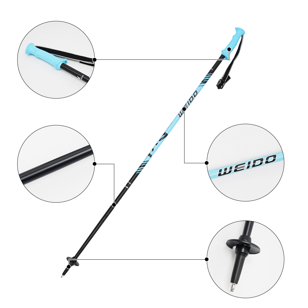 儿童滑雪杖 100%玻璃纤维