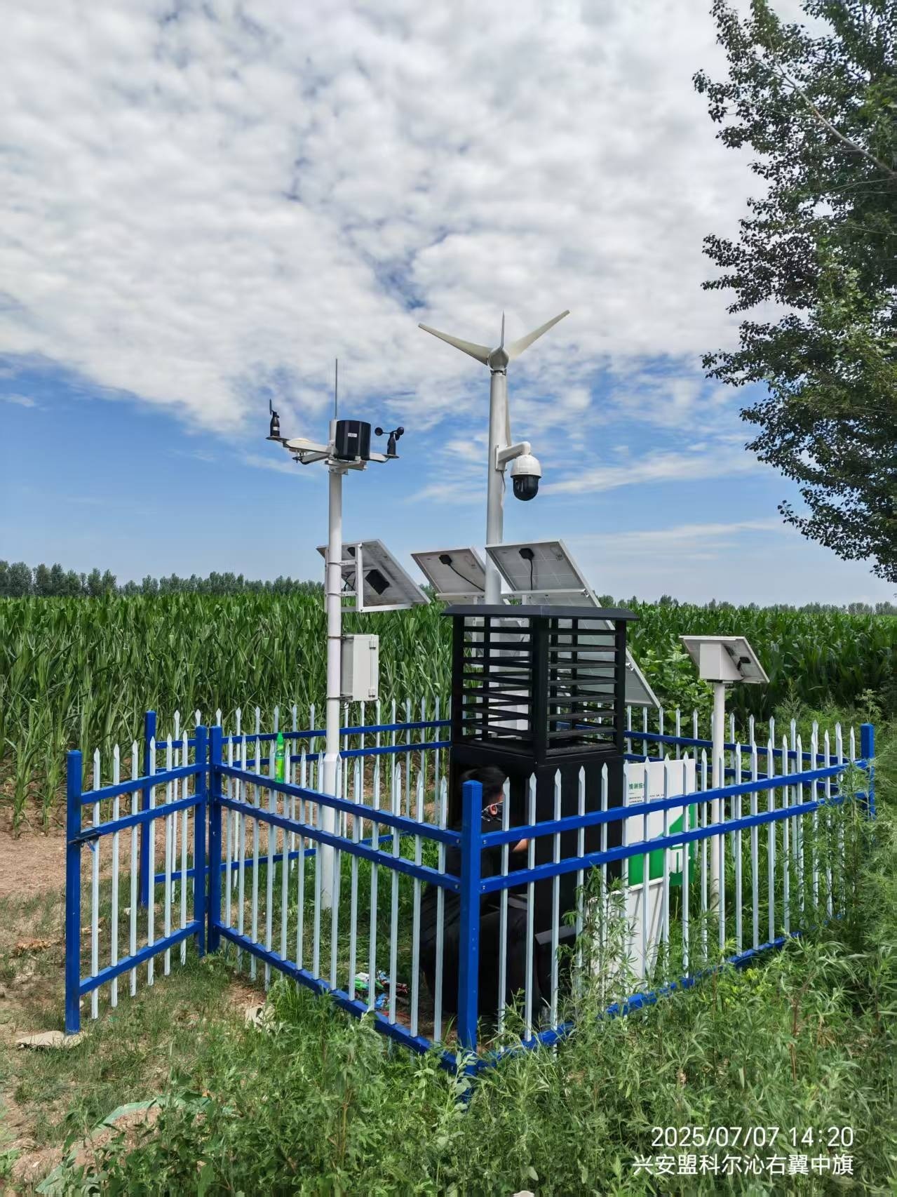 众禾慧农-内蒙古通辽-智慧农业-高标准农田-田间监测点-四情监测设备-苗情监测站