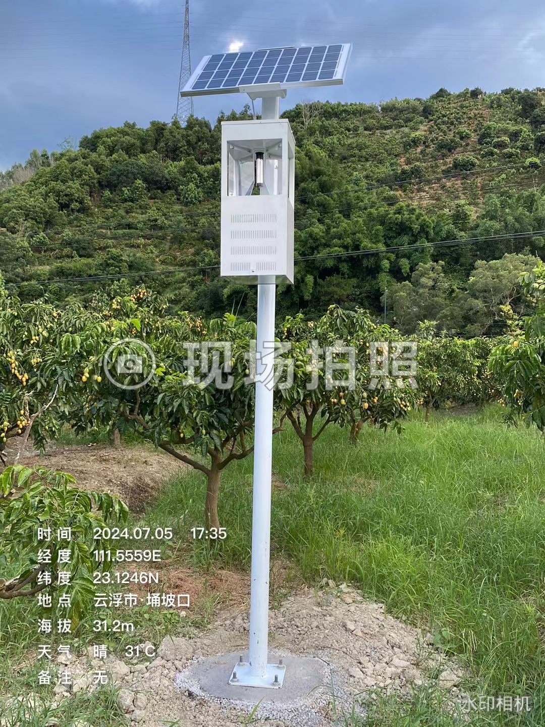 风吸式杀虫灯_智能红外自动灭虫_太阳能户外农林杀虫设备