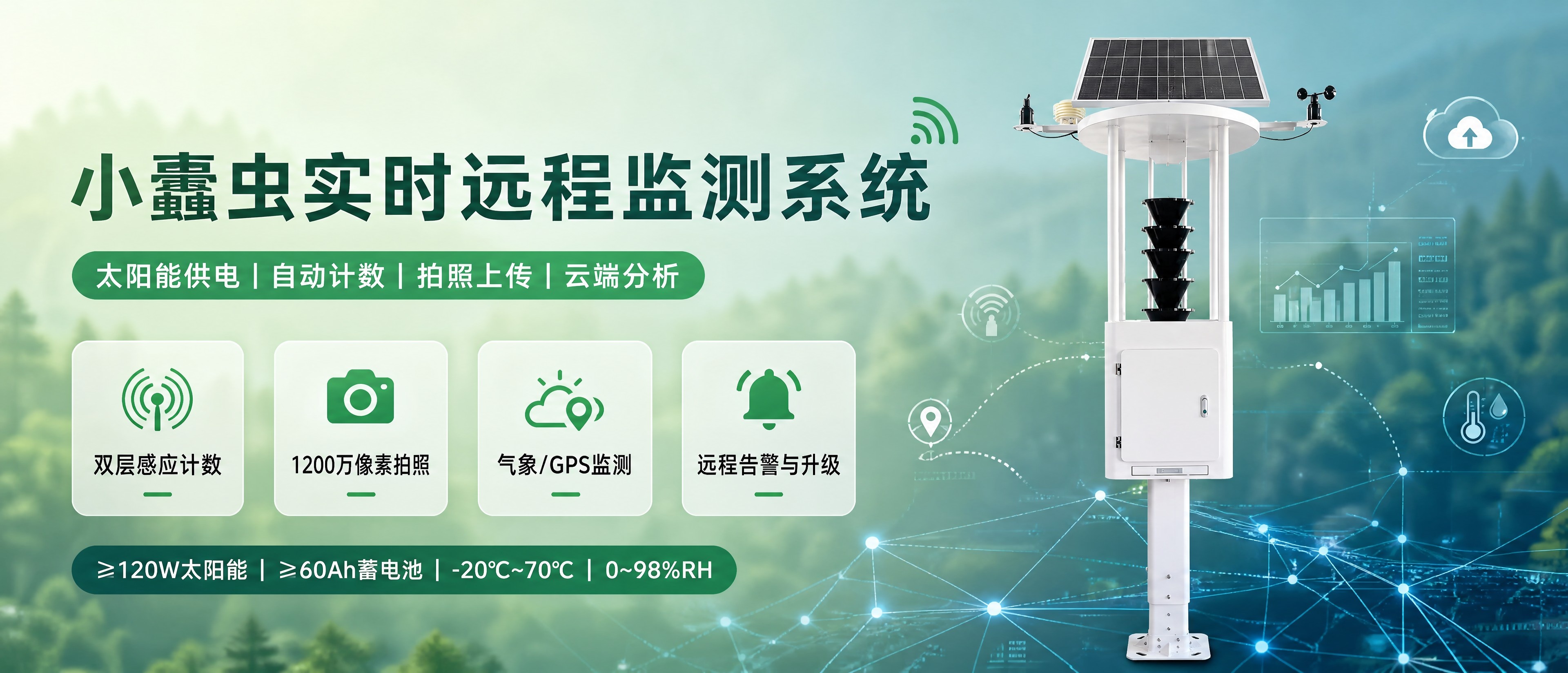 智能广谱小蠹虫诱控设备