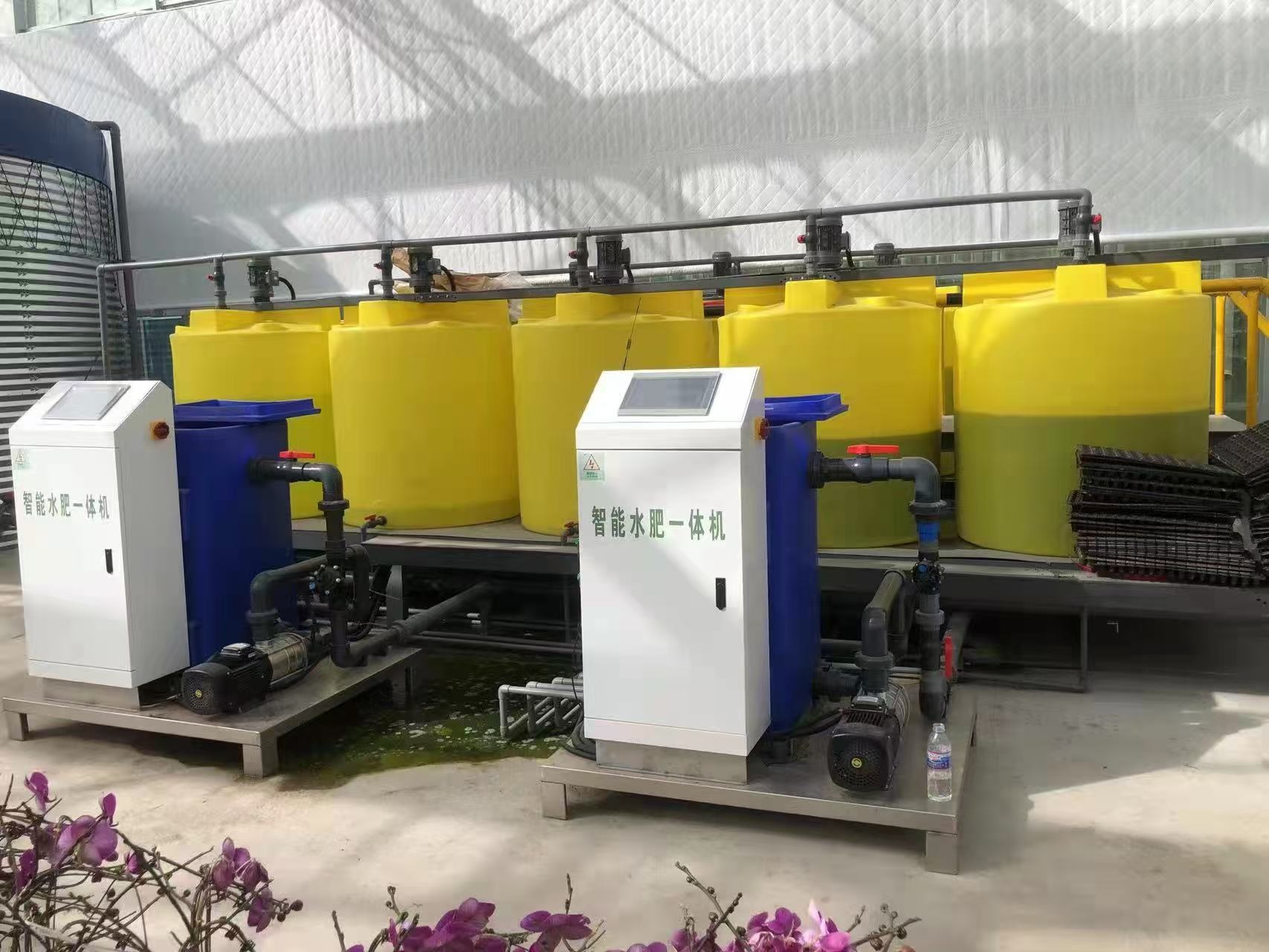   河南郑州烟草产区-智慧农业-灌溉提升-水肥一体机-水肥搅拌桶