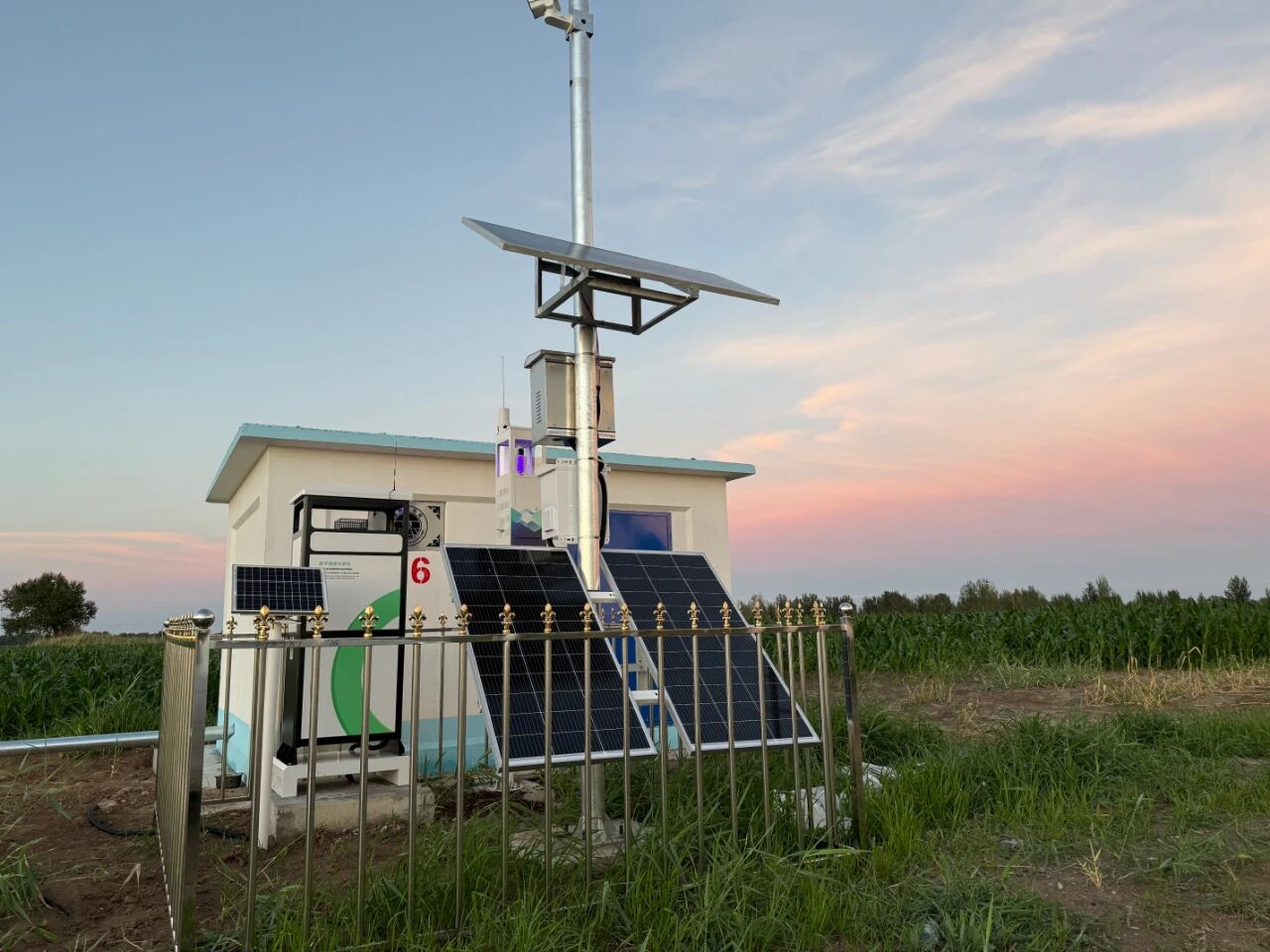 众禾慧农-内蒙古通辽-智慧农业-高标准农田-田间监测点-四情监测设备