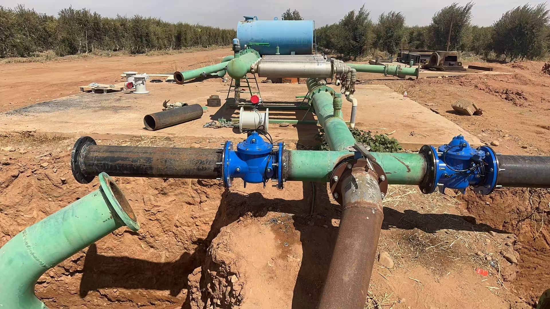 中东-智慧农业-智能灌溉-数字橄榄示范园区-物联网远程控制阀