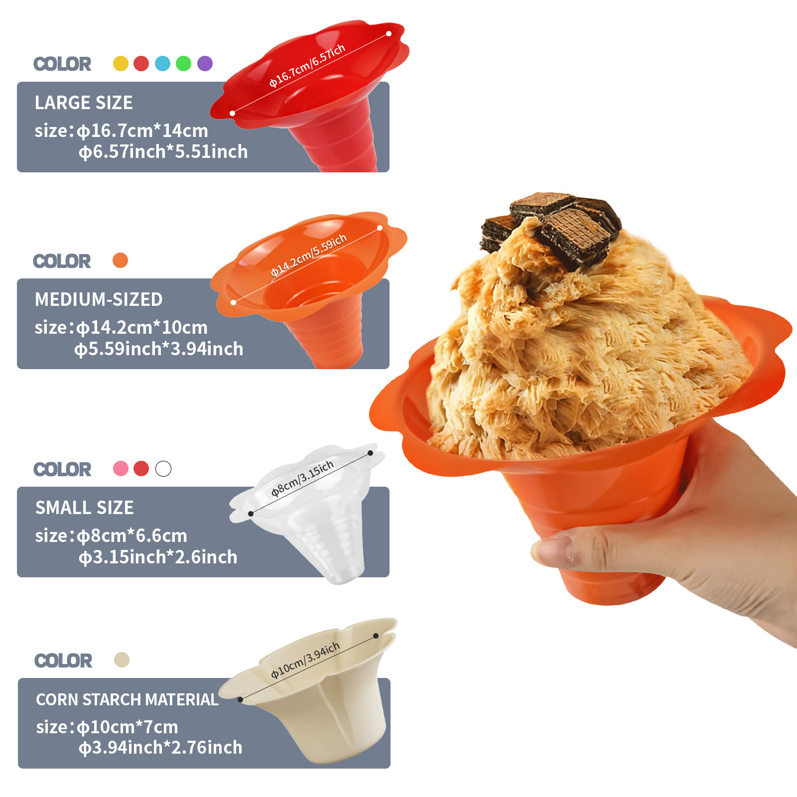 Plastic Ice Cream Cone