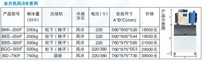 冰片机风冷B系列