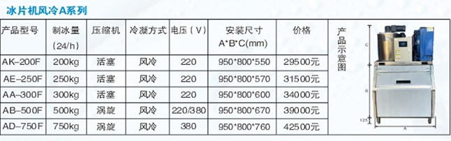 冰片机风冷A系列