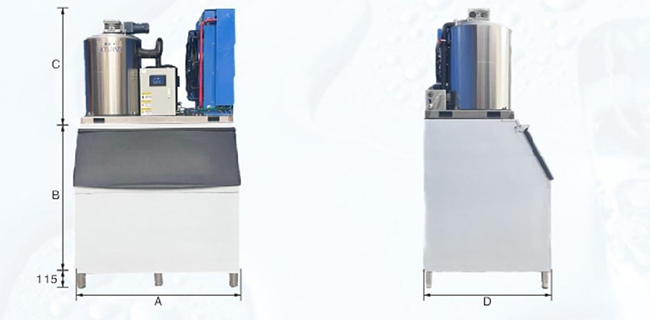 Ice cooling machine C series 500kg-1000kg