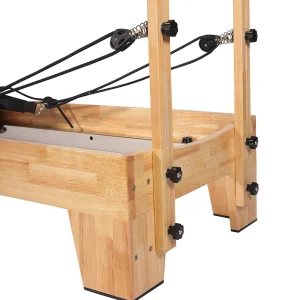 HT-PL601B OAK WOOD PILATES REFORMER