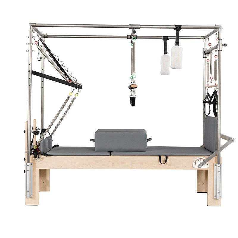 HT-PL605A  MAPLE WOOD FULL TRAPEZE PILATES REFORMER