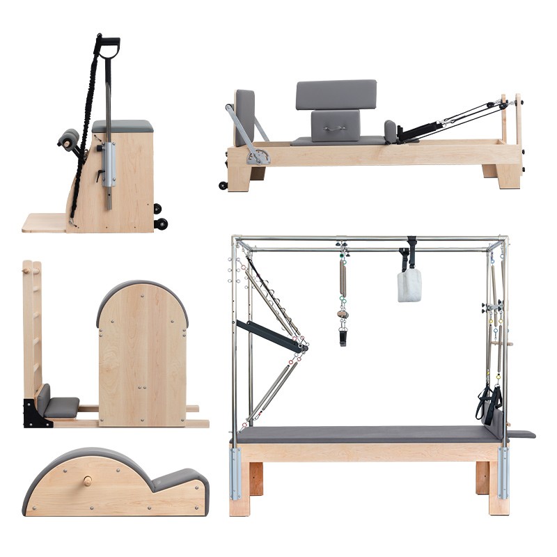 HT-PL005A MAPLE WOOD PILATES 5-PIECES SET