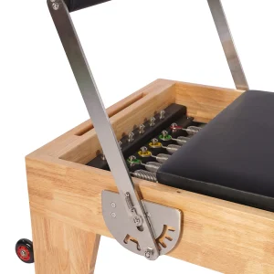 HT-PL601B OAK WOOD PILATES REFORMER