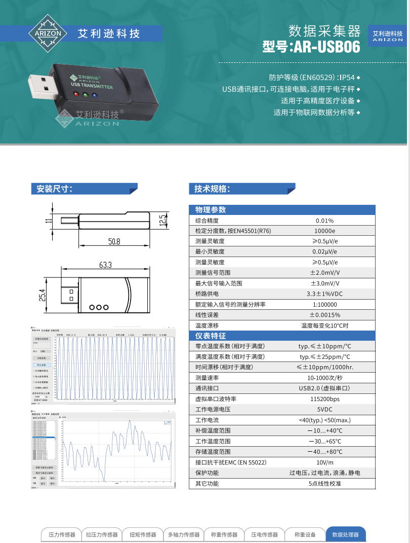 数据采集卡usb06