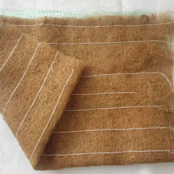Coconut Fiber Blanket for Slope Protection and Erosion Control Coconut Fiber Mat