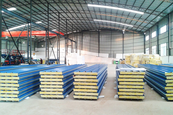 岩棉、玻璃丝棉彩钢复合板