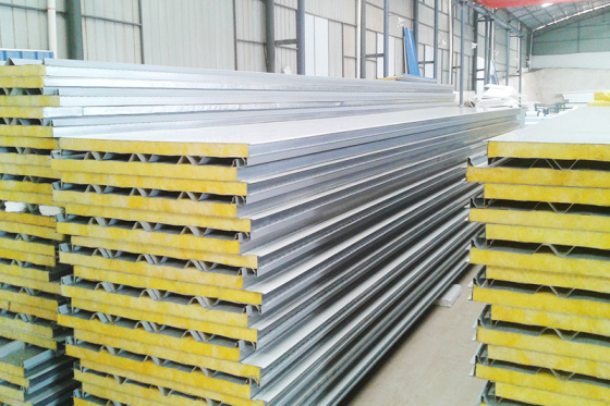 岩棉、玻璃丝棉彩钢复合板