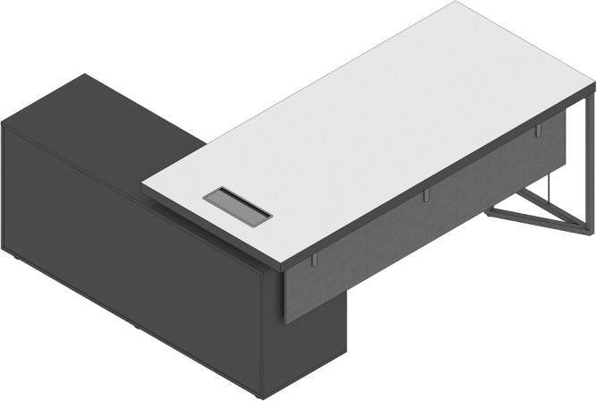 新翰林B款行政桌NHL-DEB-1616B