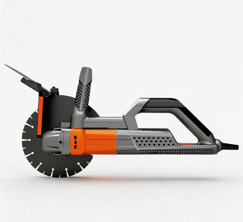 5500W Industrial AC Brushless Wall Chaser Heavy Duty Concrete Wall Slotting Cutting Machine