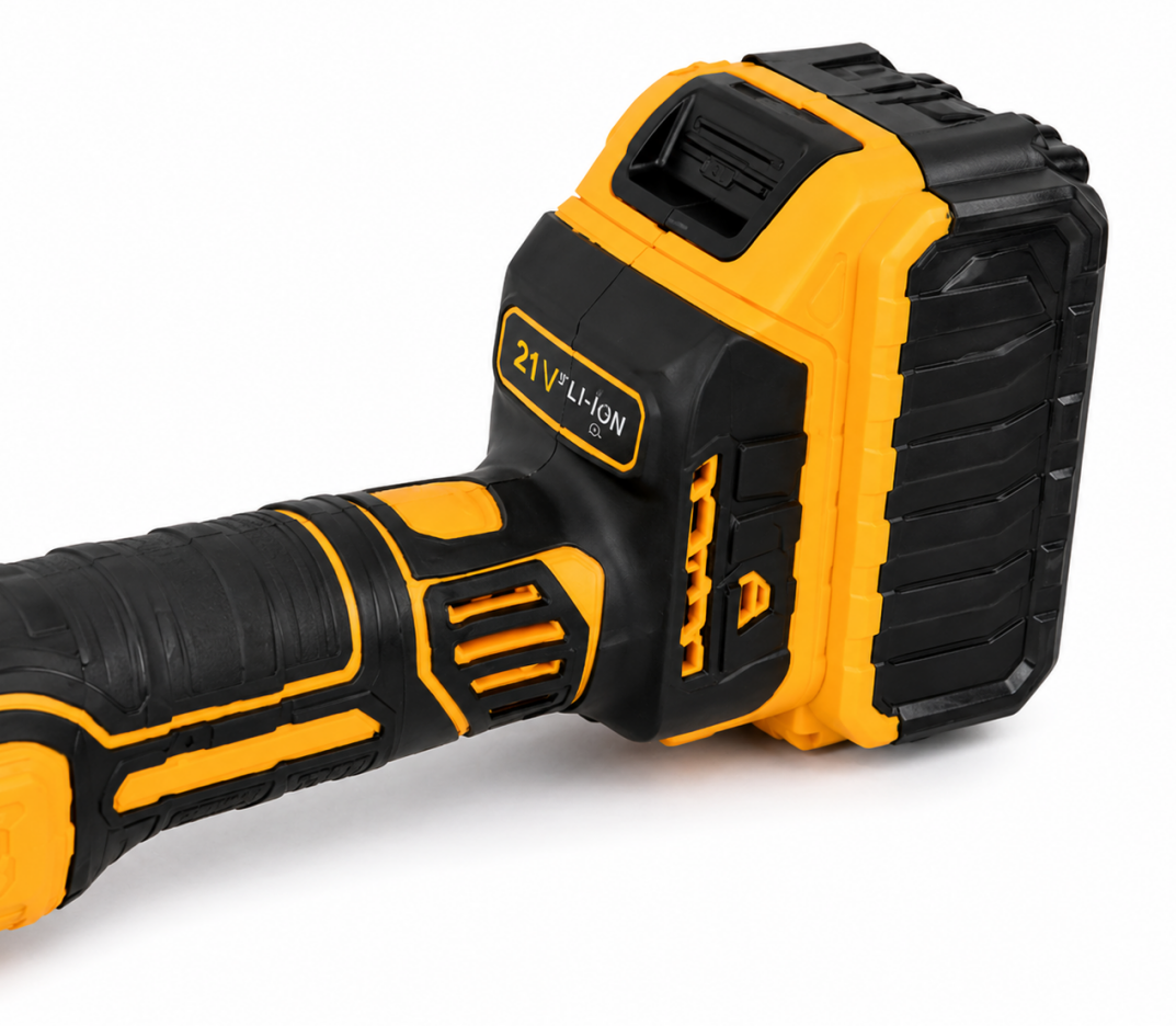 Rechargeable Brushless Angle Grinder for Metal & Stone Work