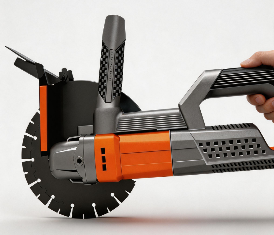 5500W Industrial AC Brushless Wall Chaser Heavy Duty Concrete Wall Slotting Cutting Machine