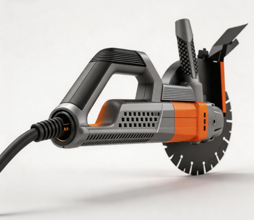 5500W Industrial AC Brushless Wall Chaser Heavy Duty Concrete Wall Slotting Cutting Machine