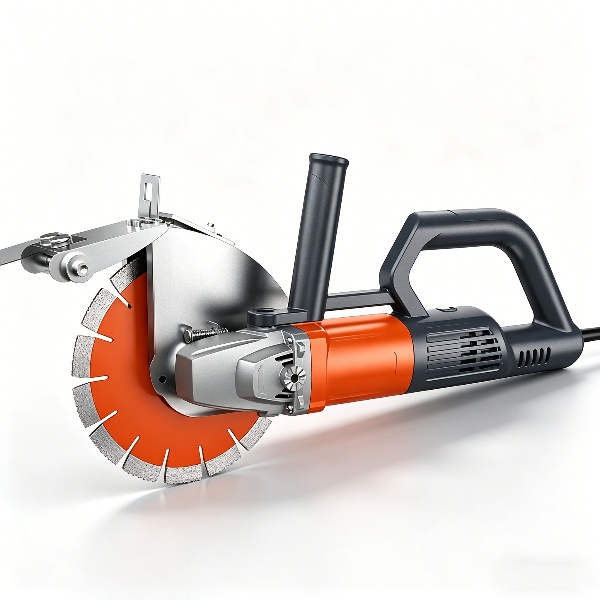 6000W Industrial Heavy Duty AC Brushless Wall Chaser Wall Slotting Machine 230mm Blade 80mm Cutting Depth for Mining Construction Concrete Cutting
