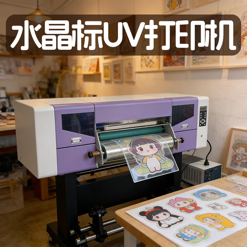 水晶标UV打印机【紫白款】