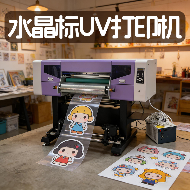 水晶标UV打印机【紫白款】