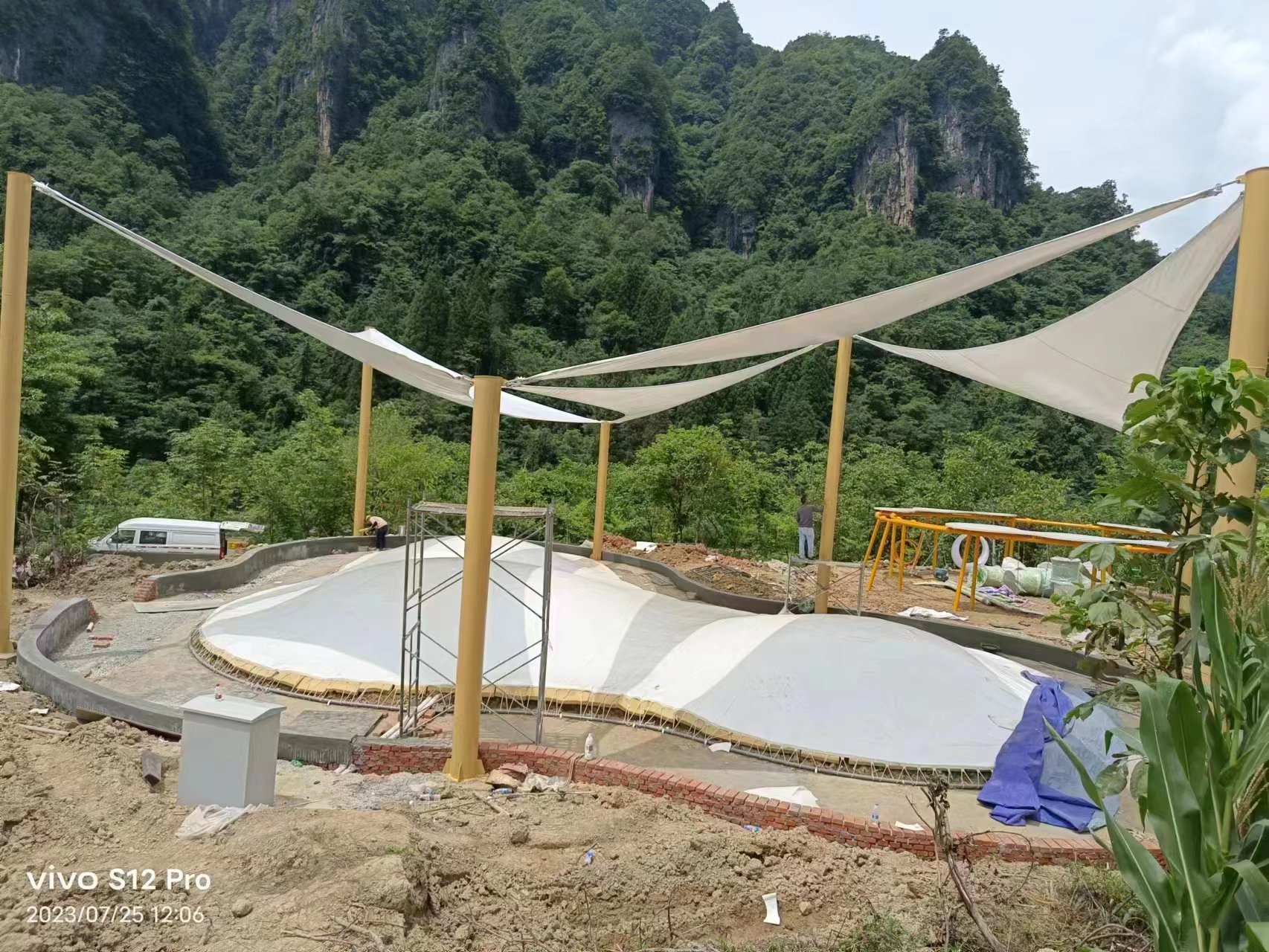 巴中光雾山张拉膜