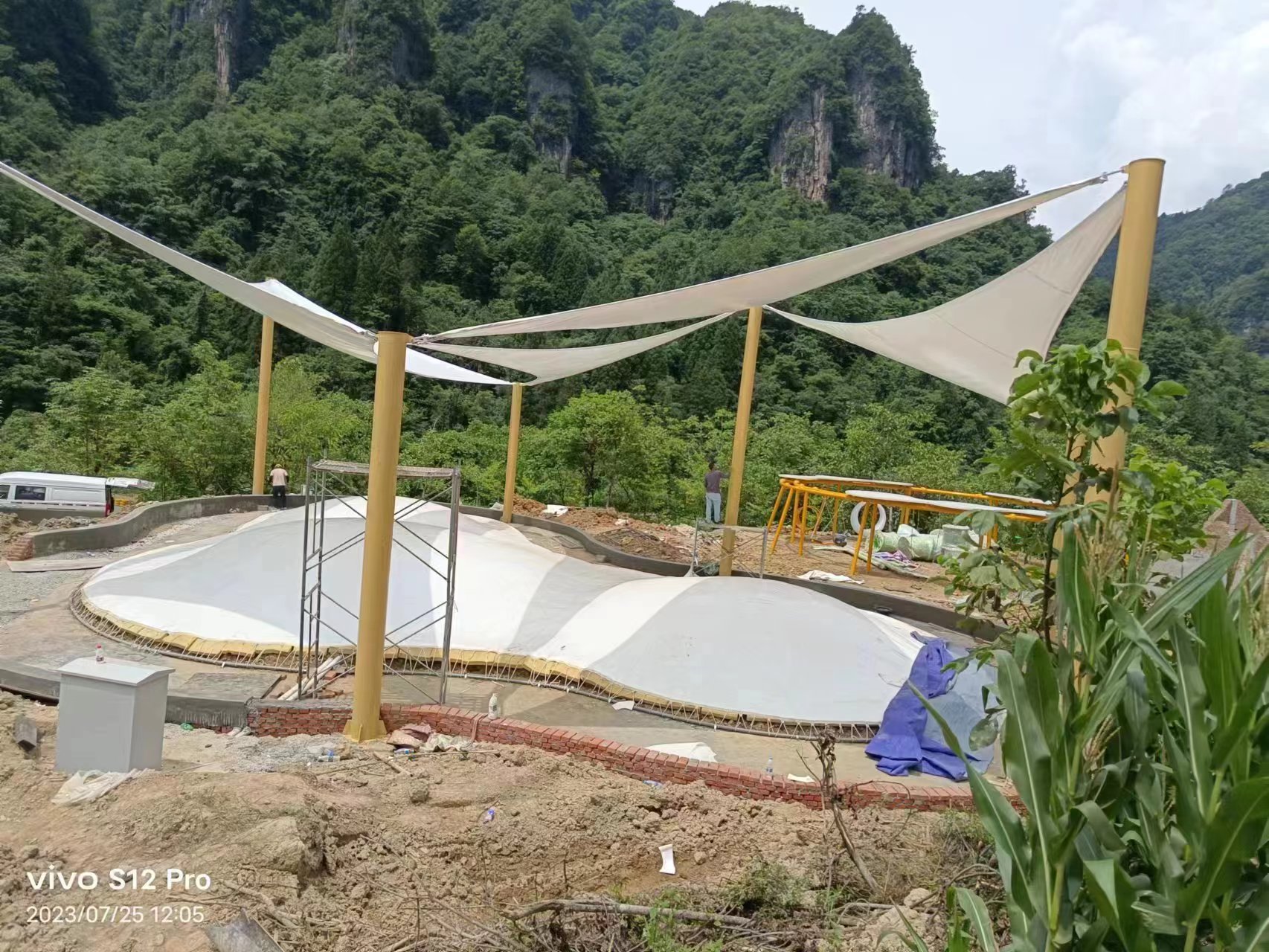 巴中光雾山张拉膜