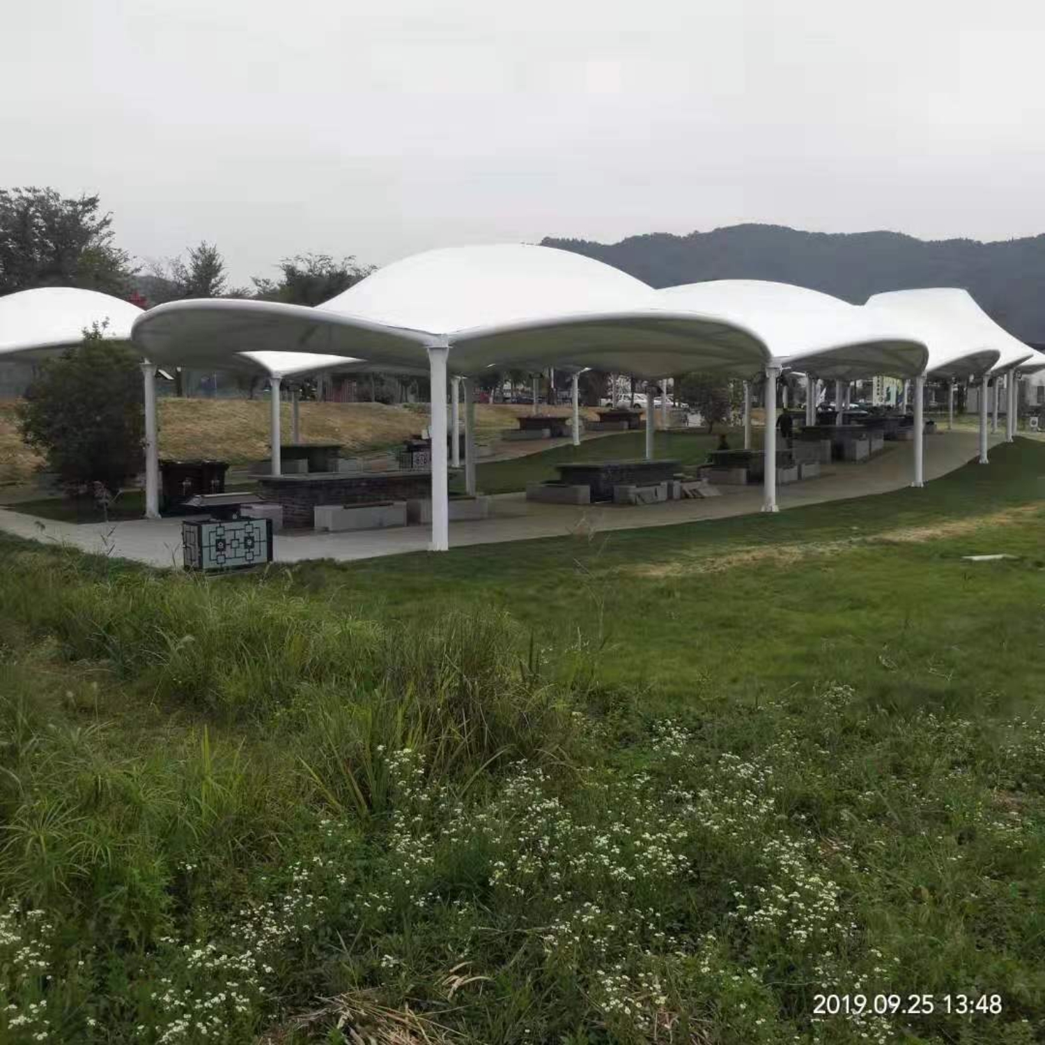 南京九峰山烧烤区膜结构