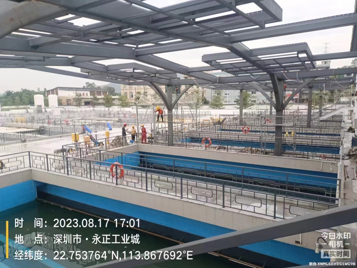 五指耙水厂ETFE膜结构