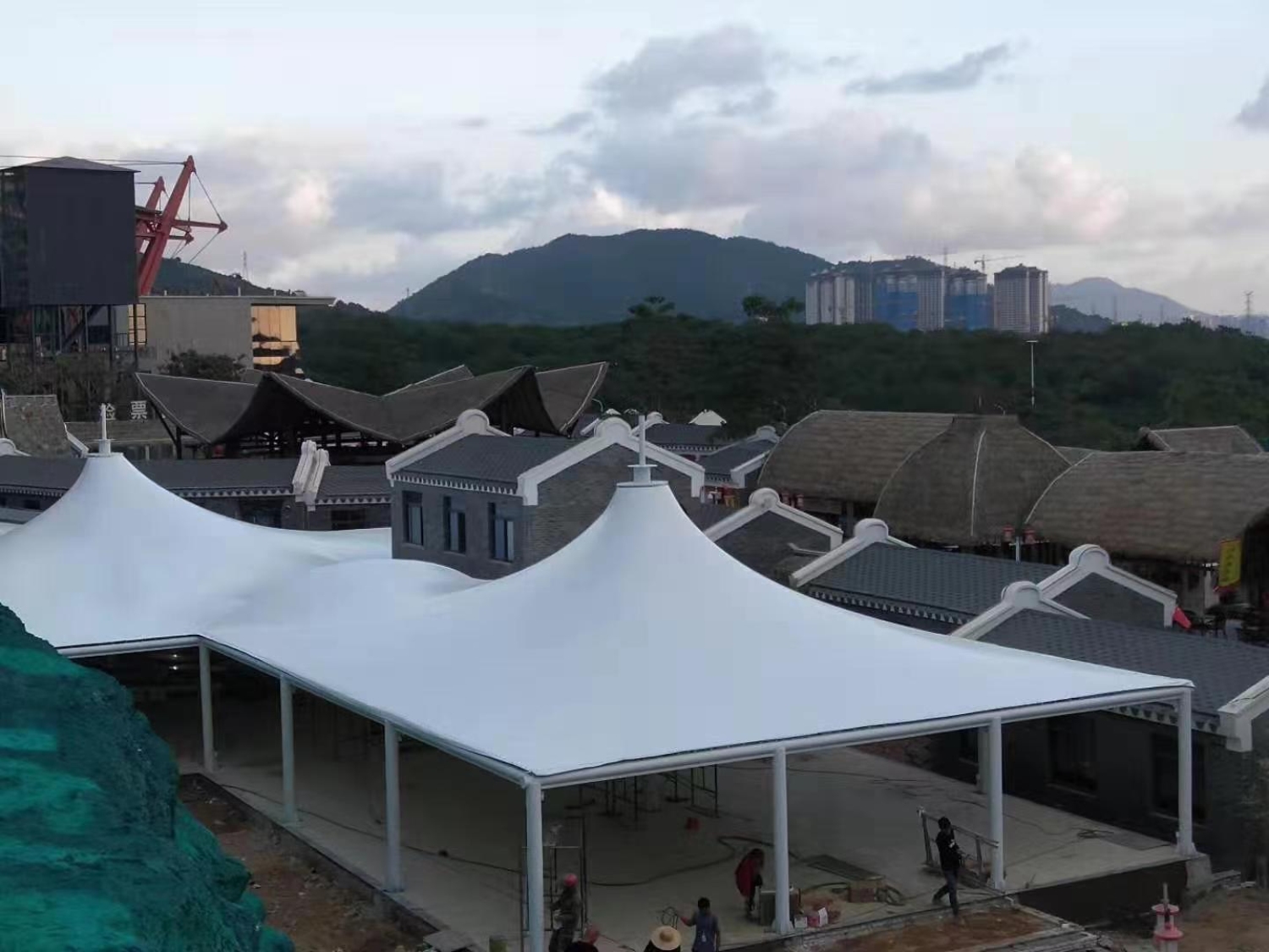 三亚景区膜结构餐厅