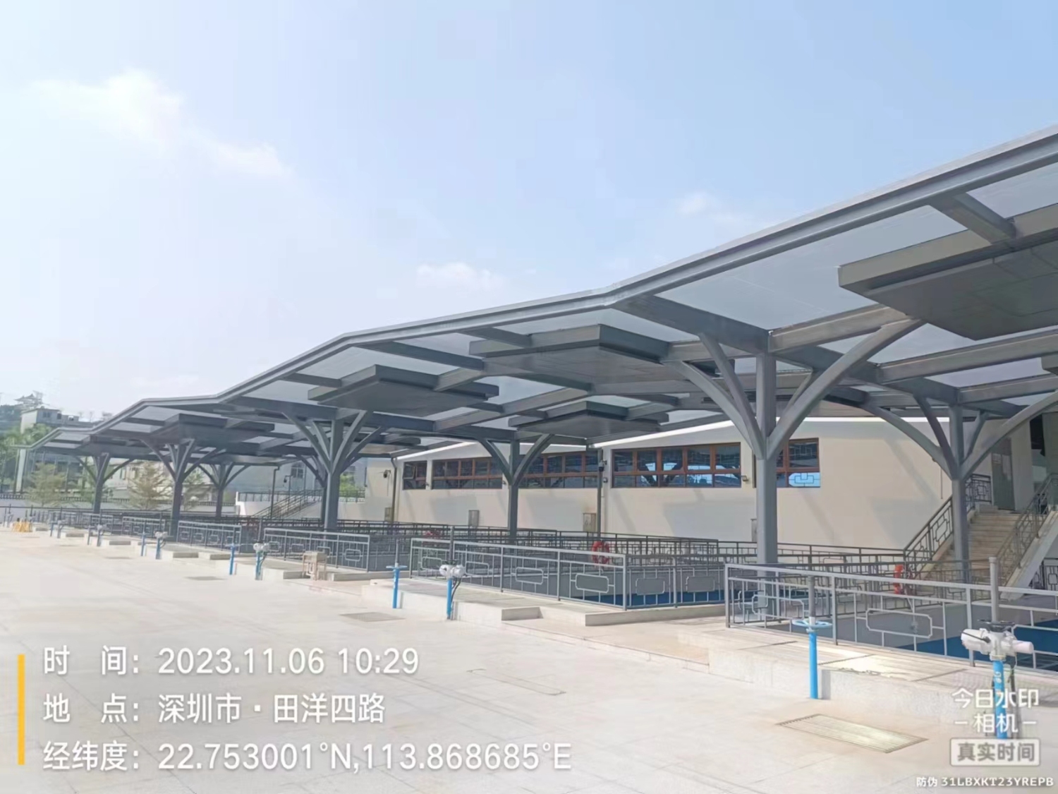 五指耙水厂ETFE膜结构