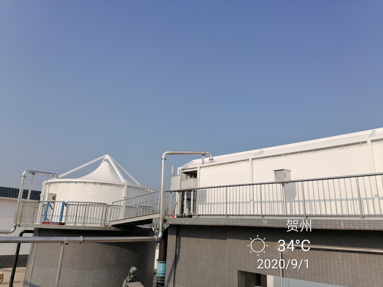 贺州污水池膜结构